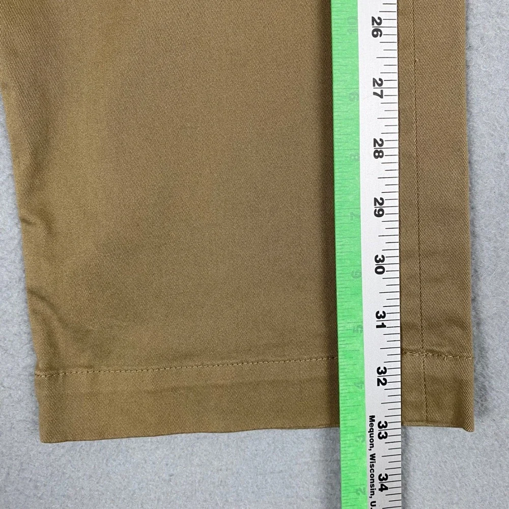Banana Republic Aiden Slim Fit Stretch Chino Pants Mens 34 Khaki Tan